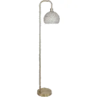 Canbel Gold & Crystal Floor Lamp