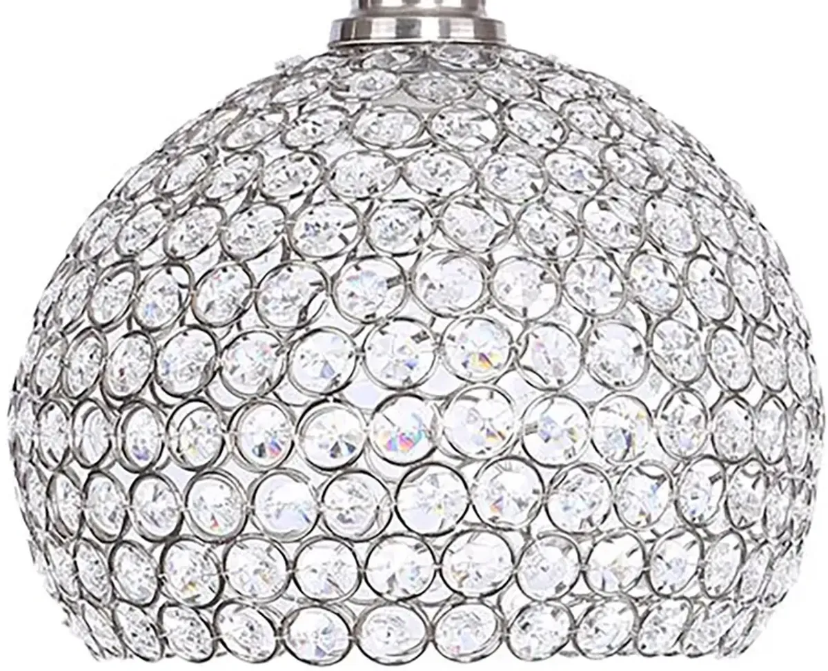 Canbel Silver & Crystal Floor Lamp