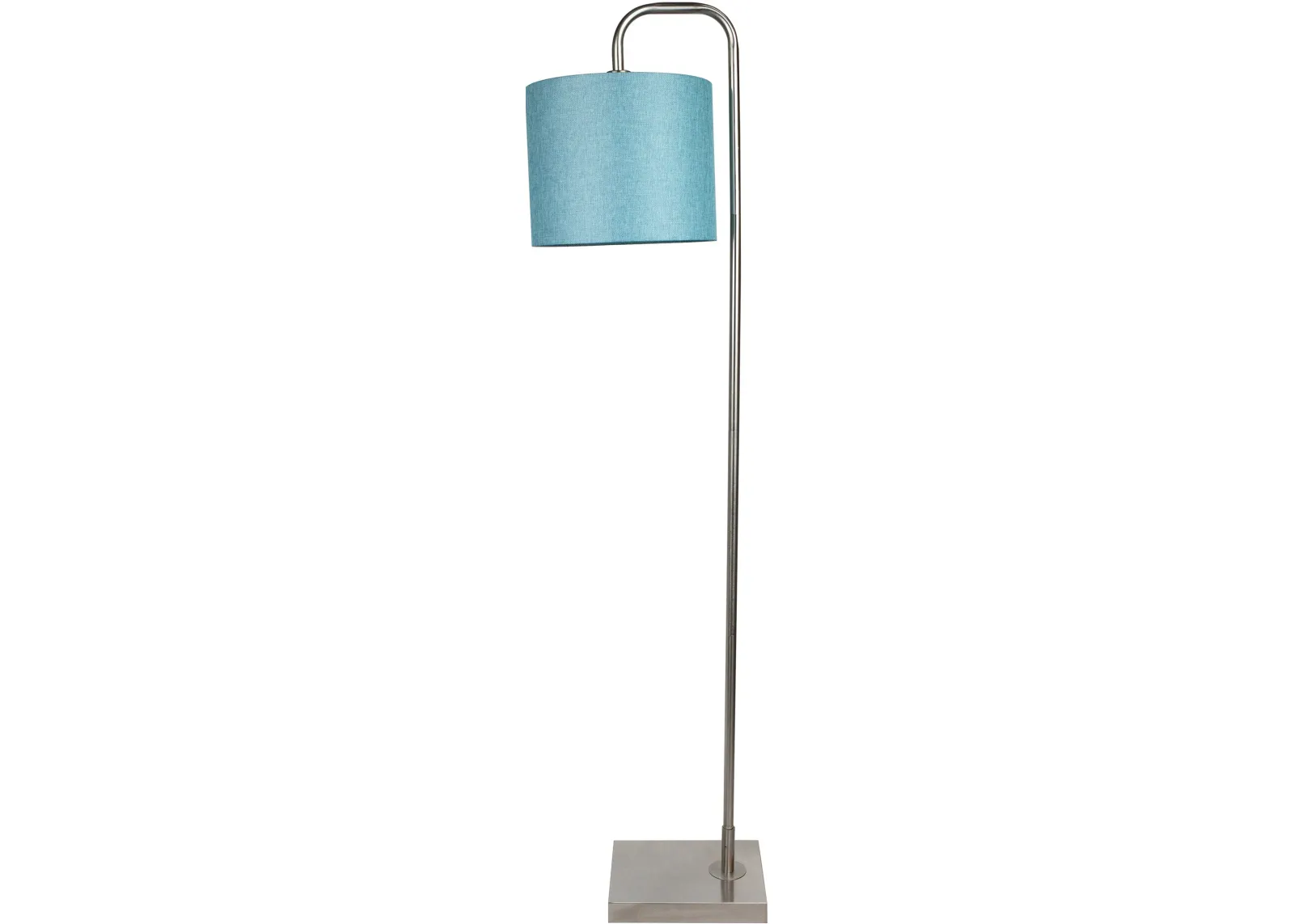 Abel Turquoise & Silver Arched Floor Lamp