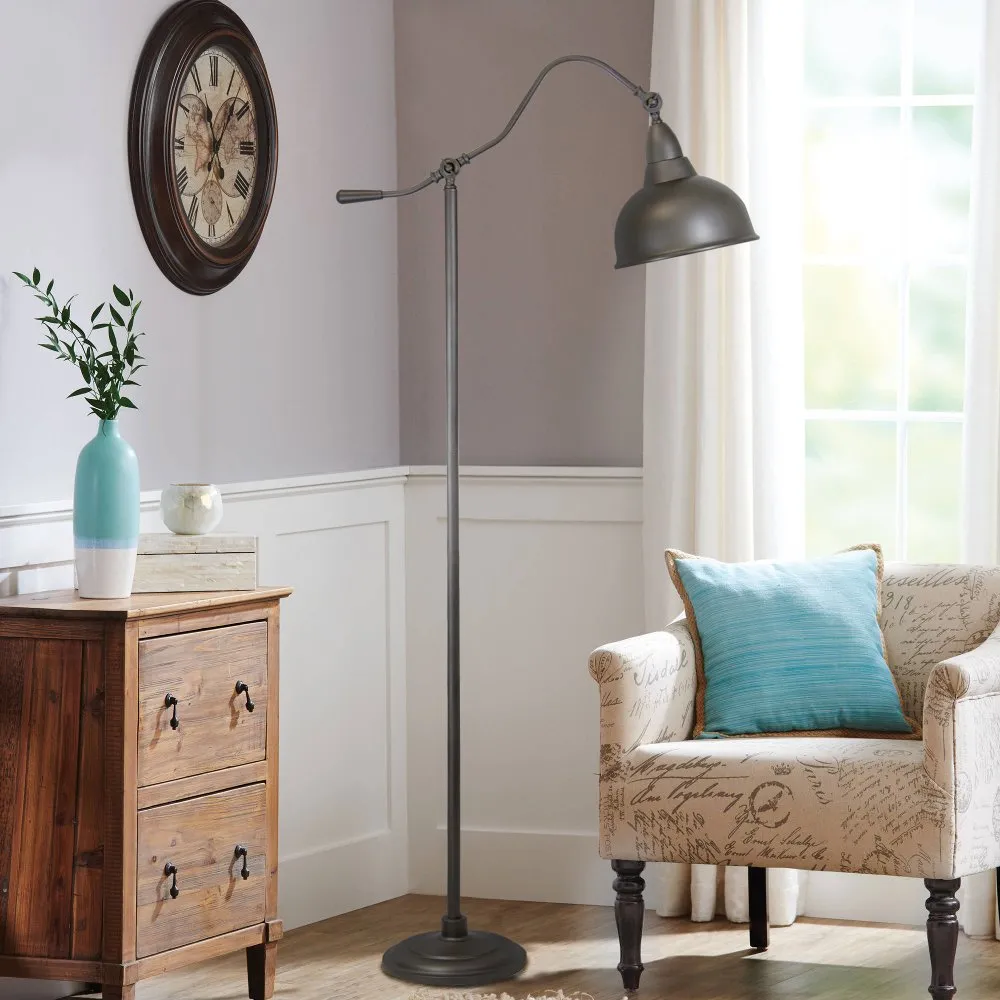 Paddington Slate Gray Floor Lamp