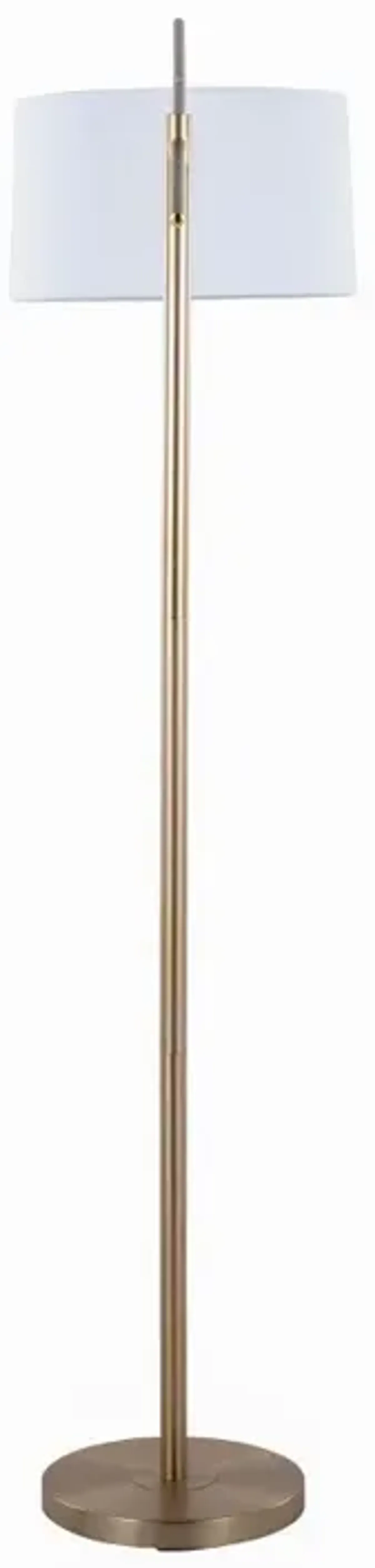 Casper Minimal Gold Floor Lamp