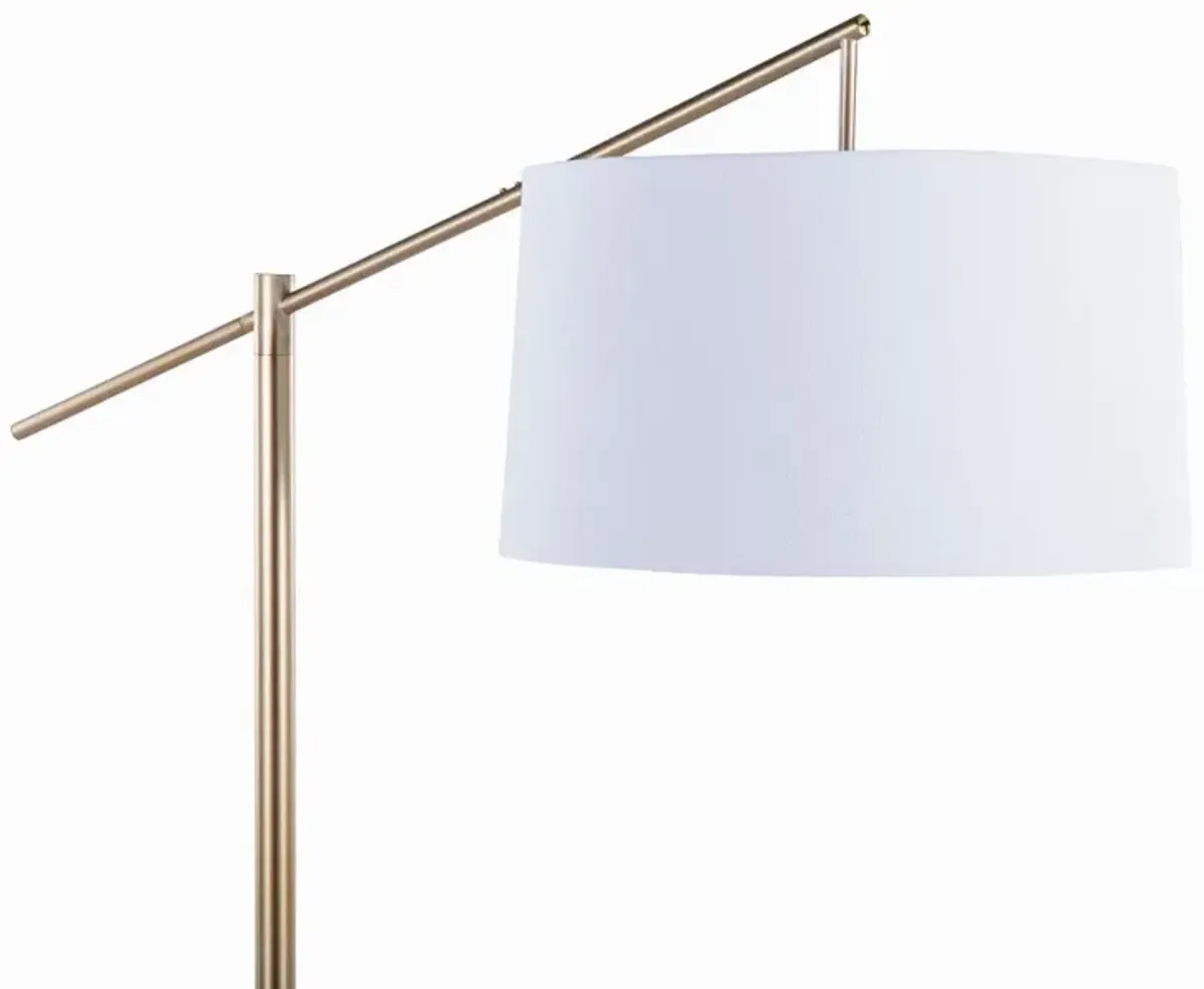 Casper Minimal Gold Floor Lamp