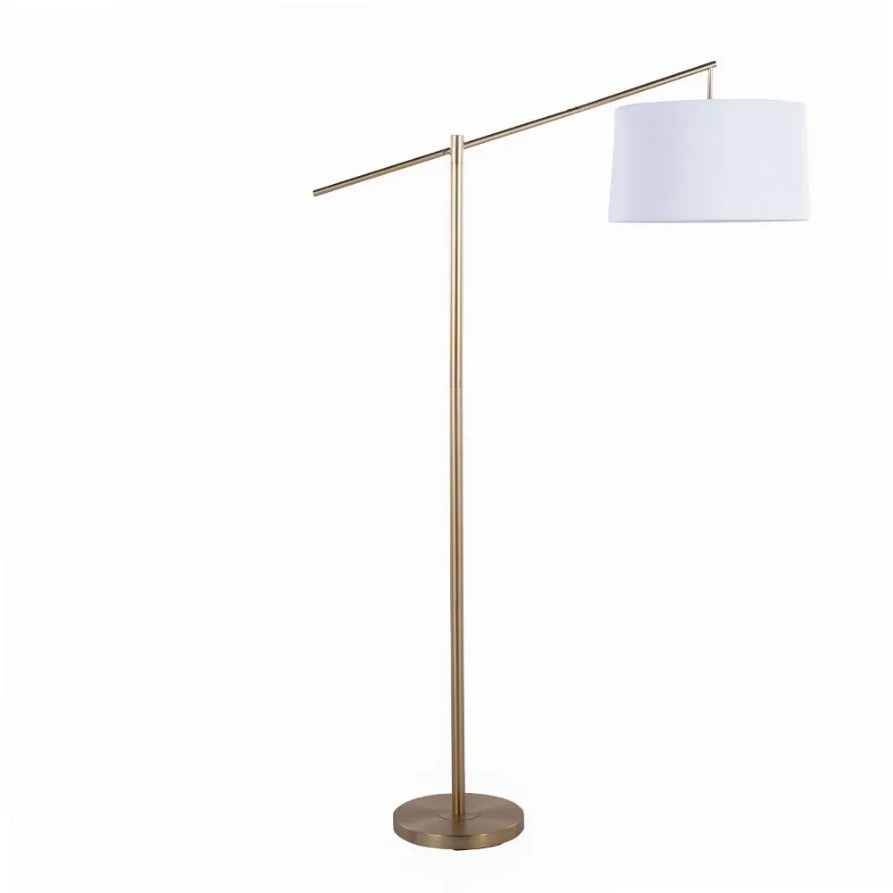 Casper Minimal Gold Floor Lamp