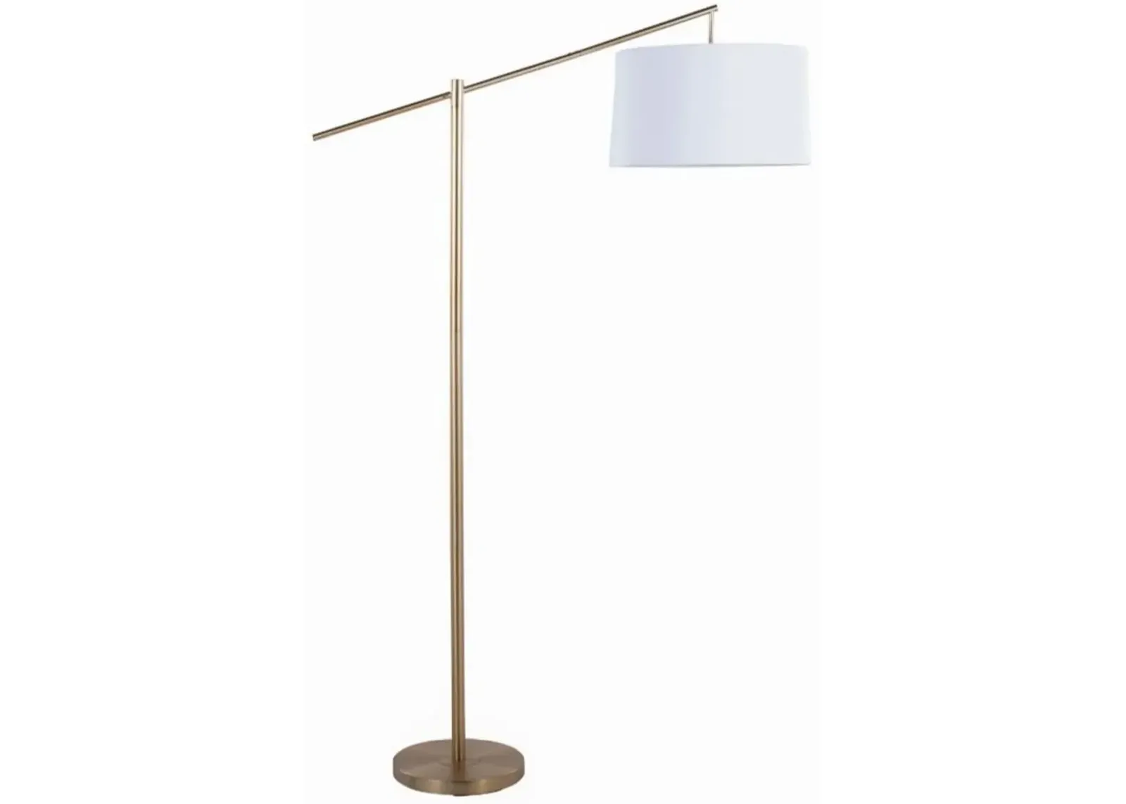 Casper Minimal Gold Floor Lamp