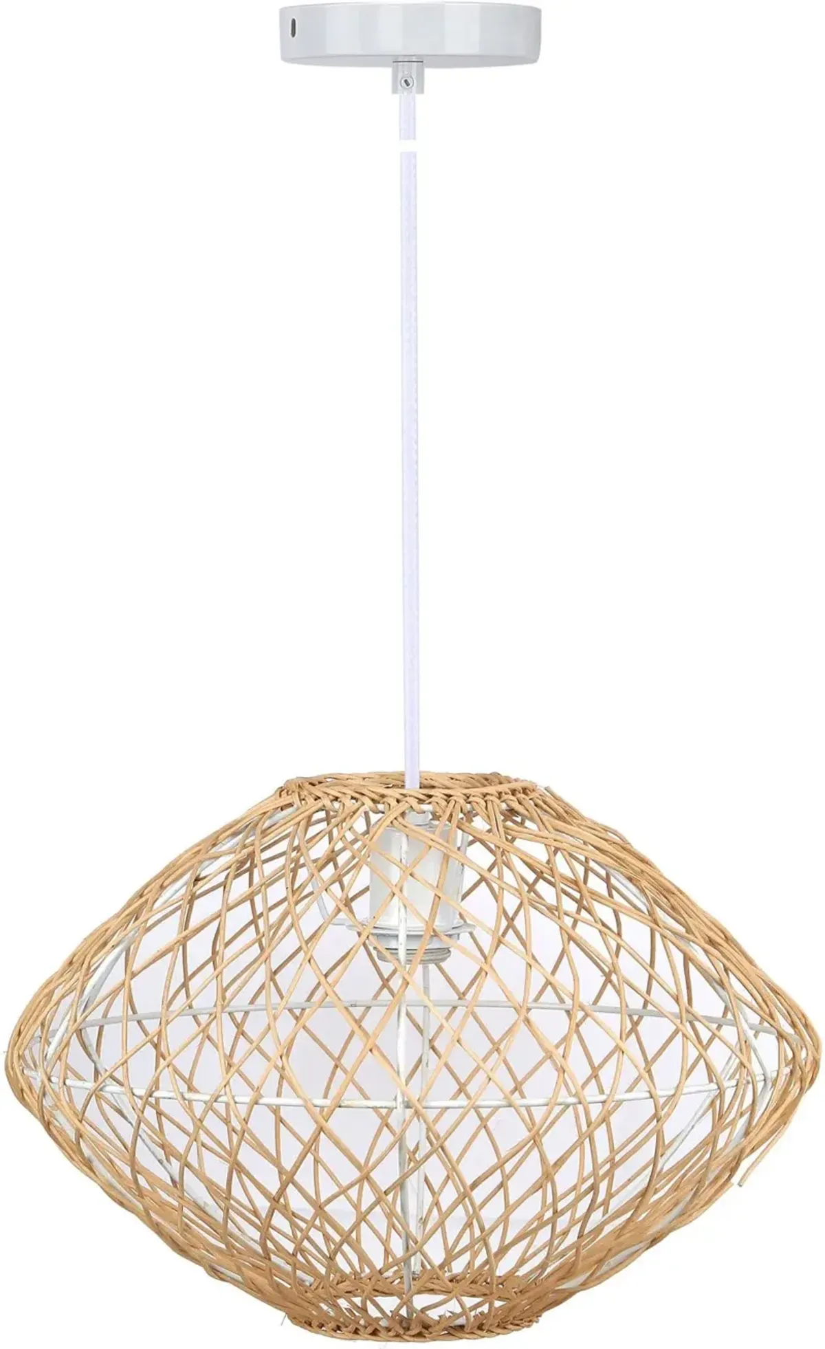 Nest Natural Rattan Shade Pendant Light