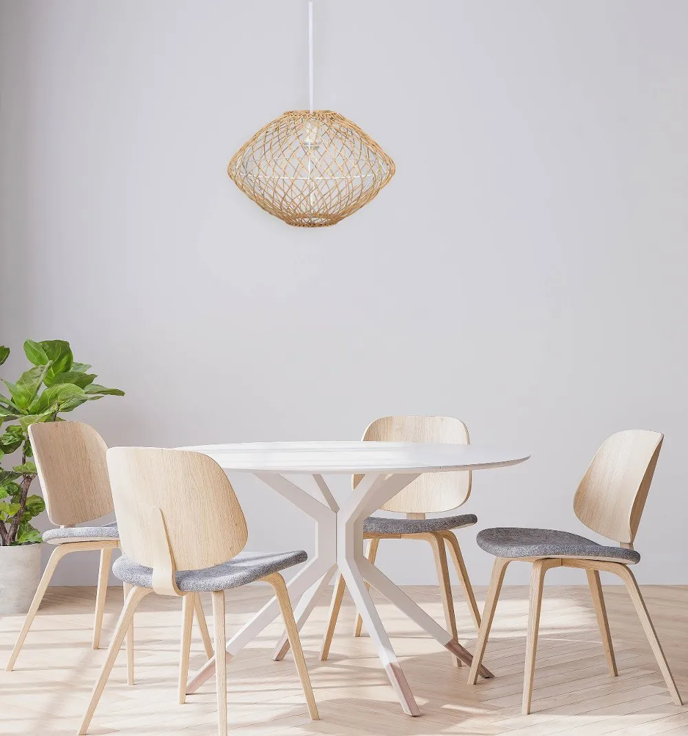 Nest Natural Rattan Shade Pendant Light