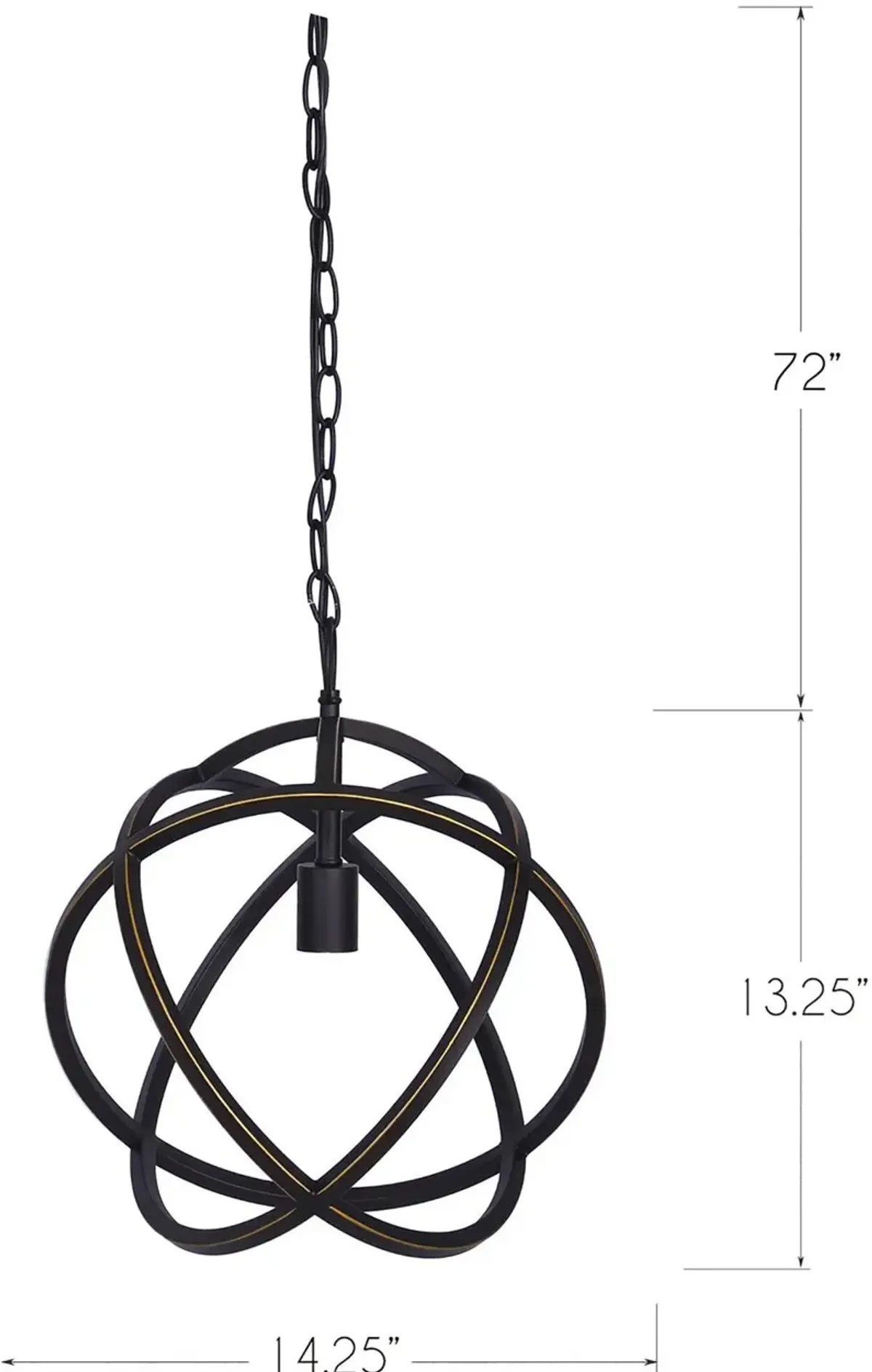 Linx Oil Rubbed Bronze Pendant Light