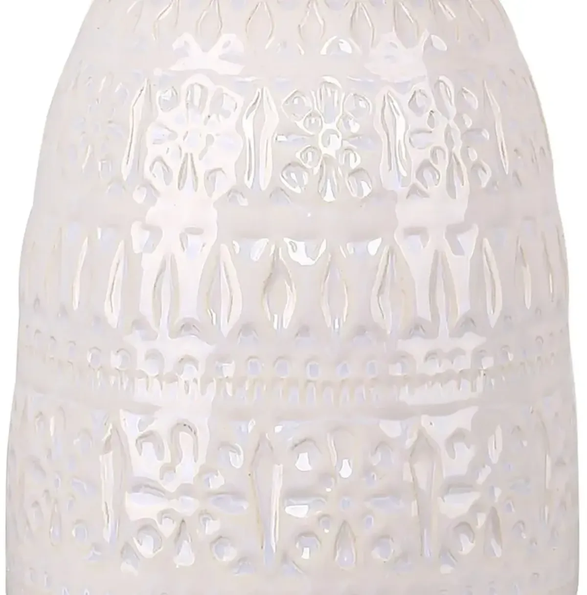 Claudia Cream Ceramic Table Lamps, Set of 2