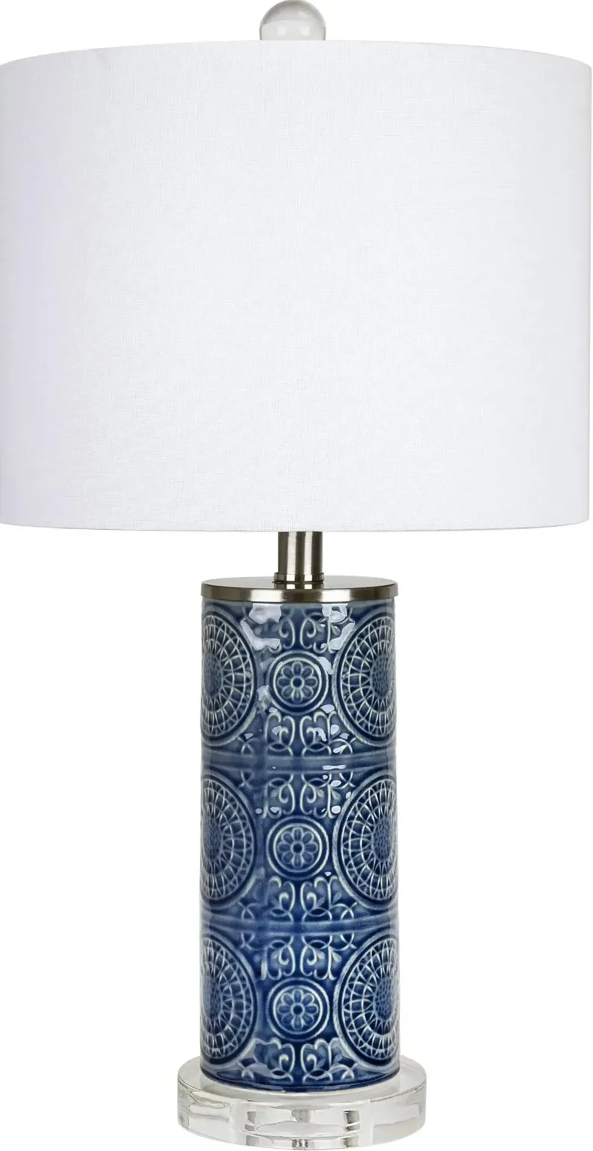 Spyro Bijou Blue Ceramic Table Lamp