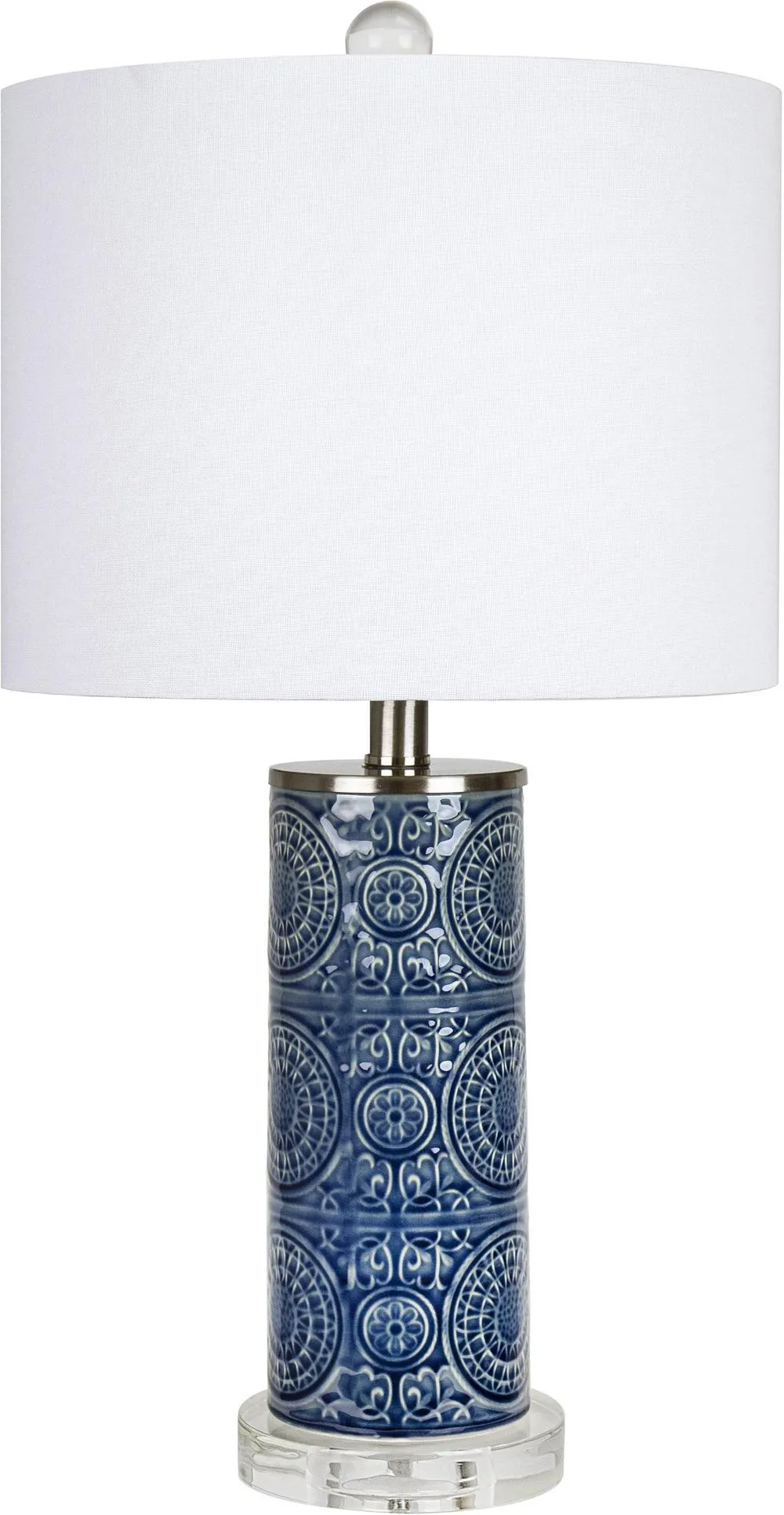 Spyro Bijou Blue Ceramic Table Lamp