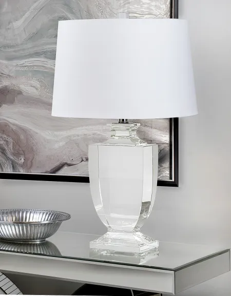 Elsa Clear Crystal Table Lamp