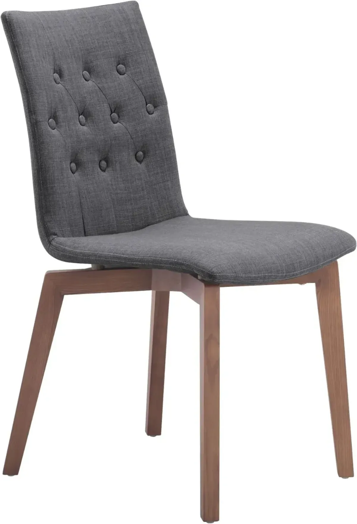 Orebro Graphite Gray Dining Chair, Set of 2