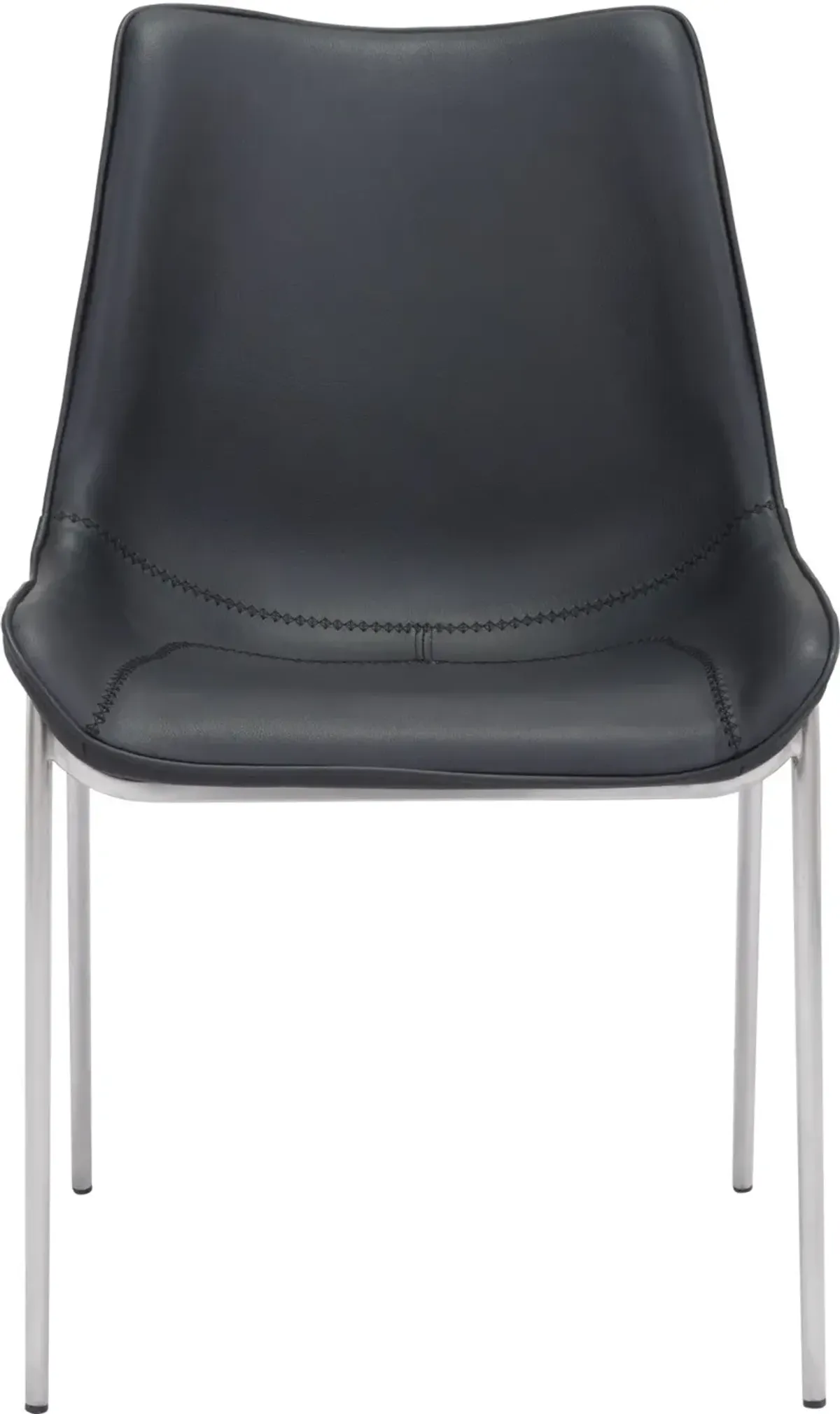 Magnus Black Dining Room Chair, Set of 2