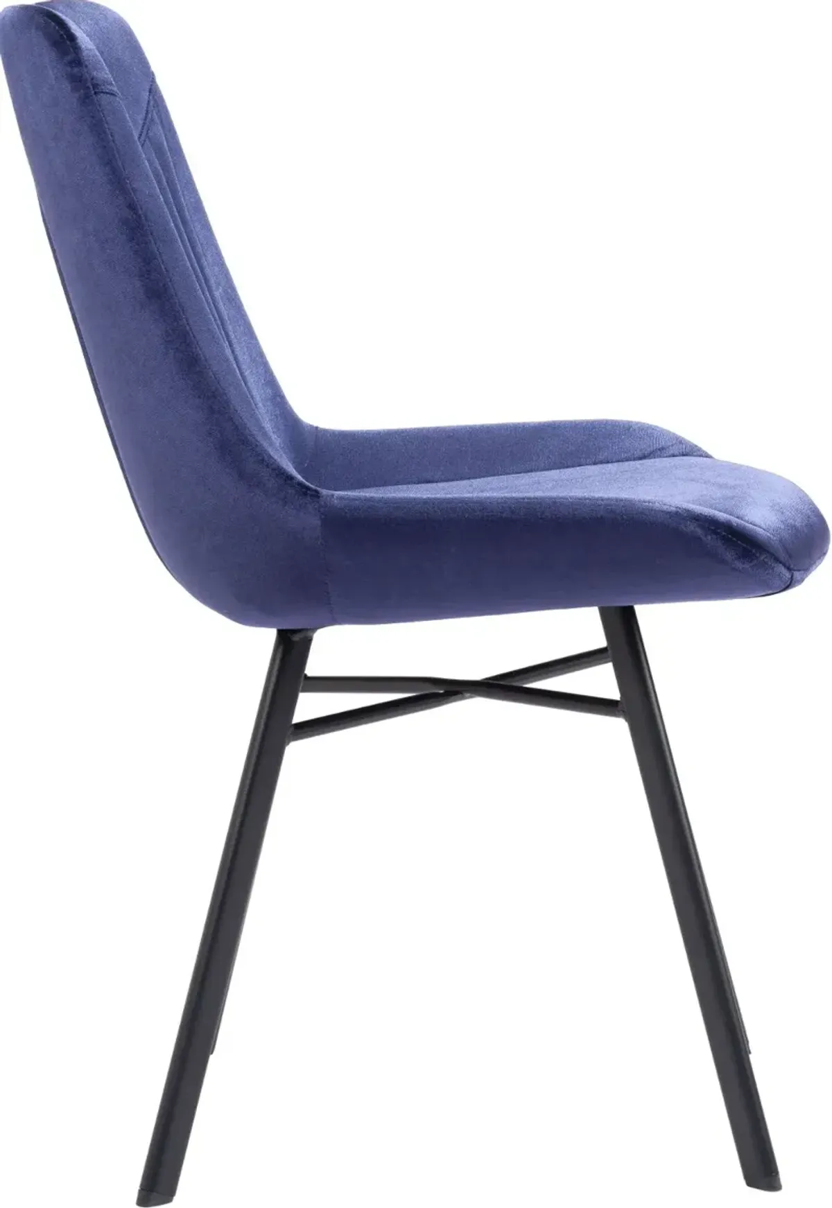 Tyler Blue Velvet Dining Chair, Set of 2