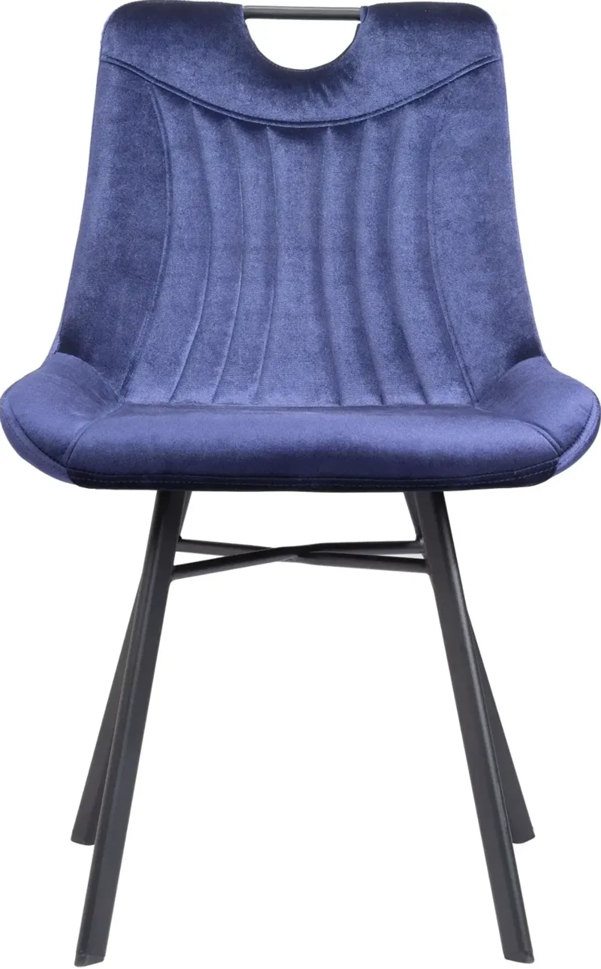 Tyler Blue Velvet Dining Chair, Set of 2