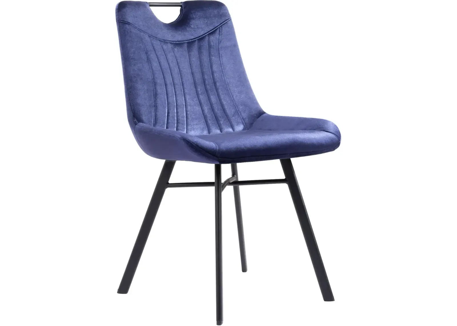 Tyler Blue Velvet Dining Chair, Set of 2