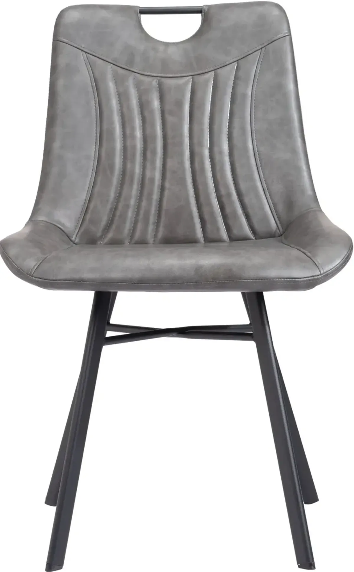 Tyler Gray Velvet Dining Chair, Set of 2