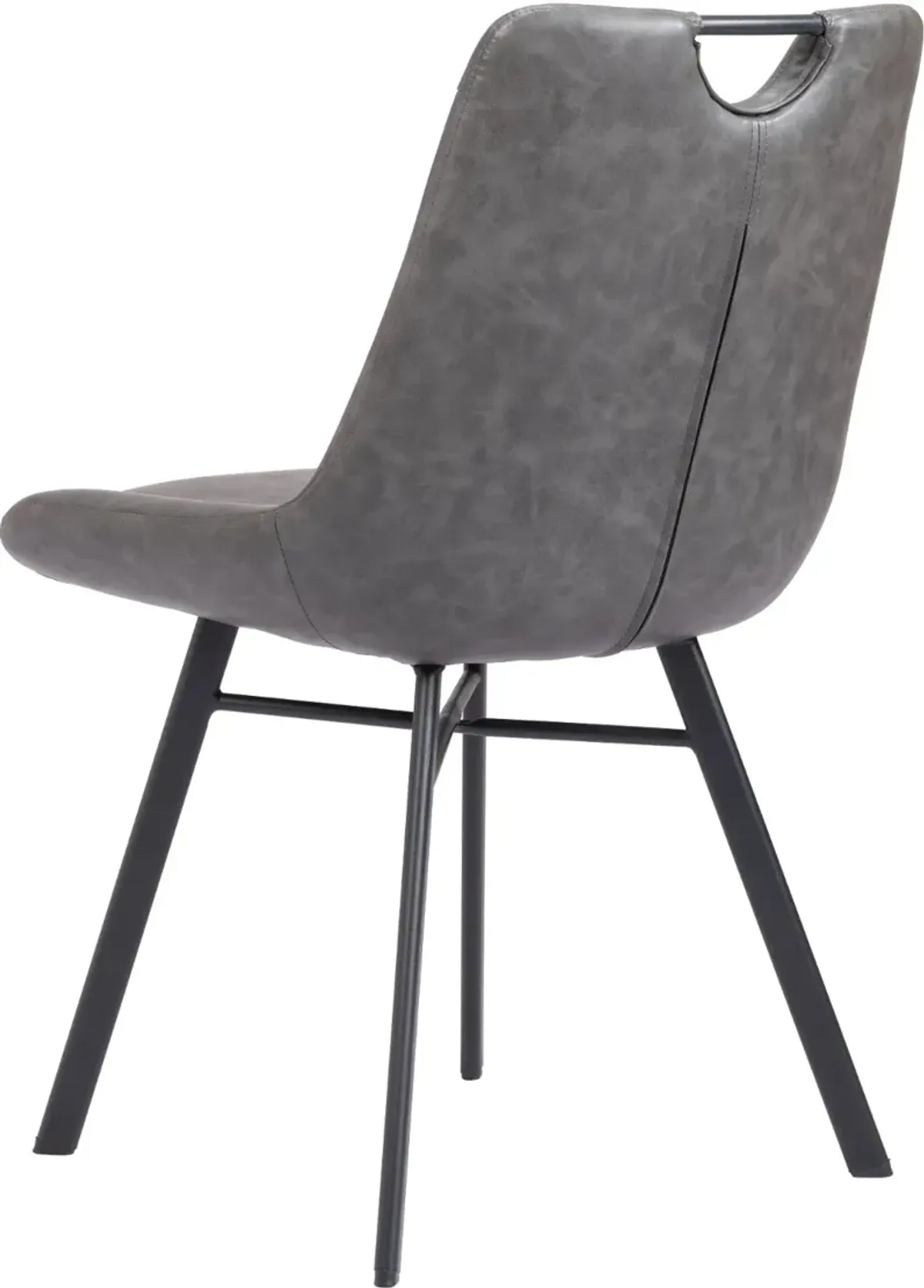 Tyler Gray Velvet Dining Chair, Set of 2