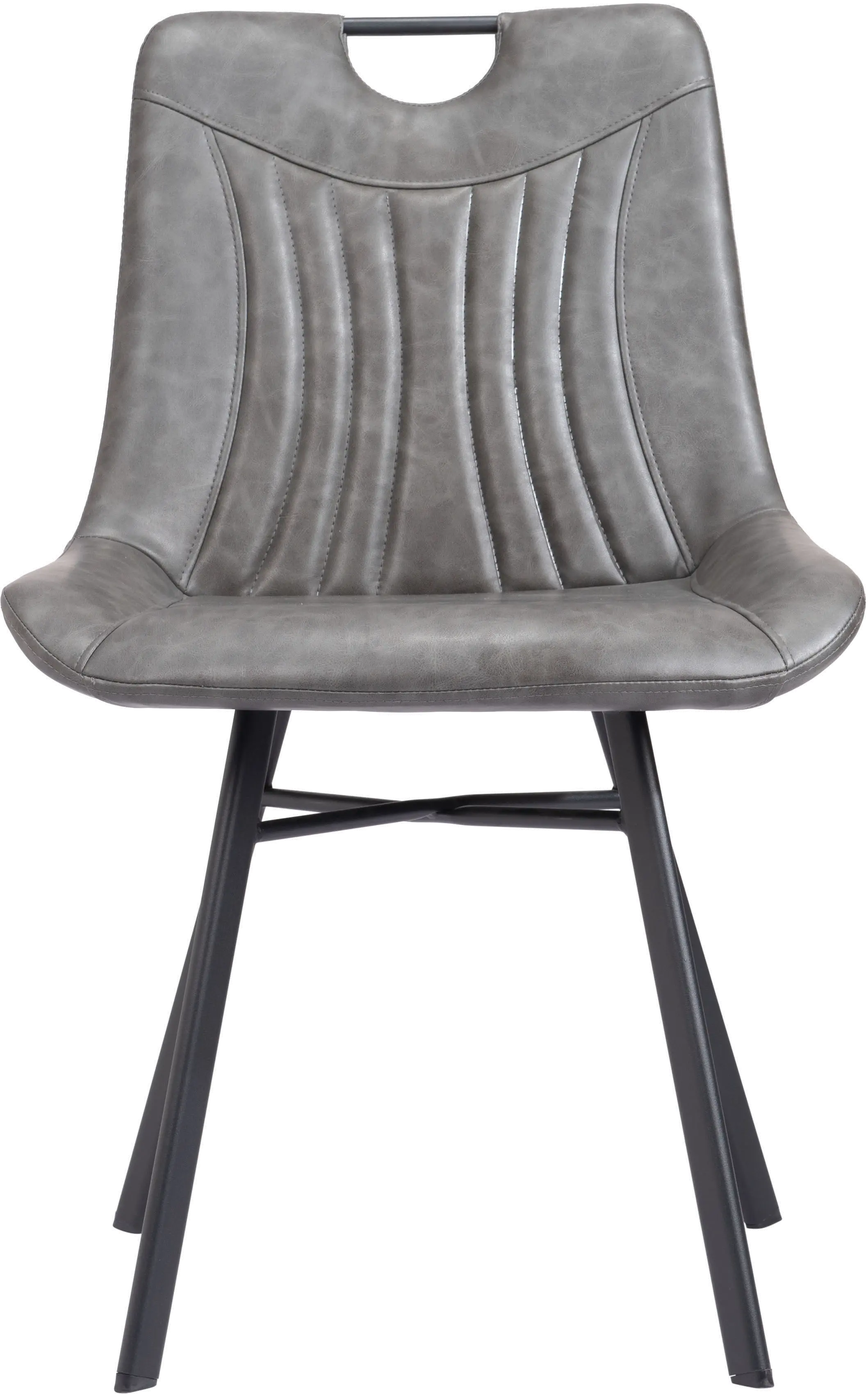 Tyler Gray Velvet Dining Chair, Set of 2