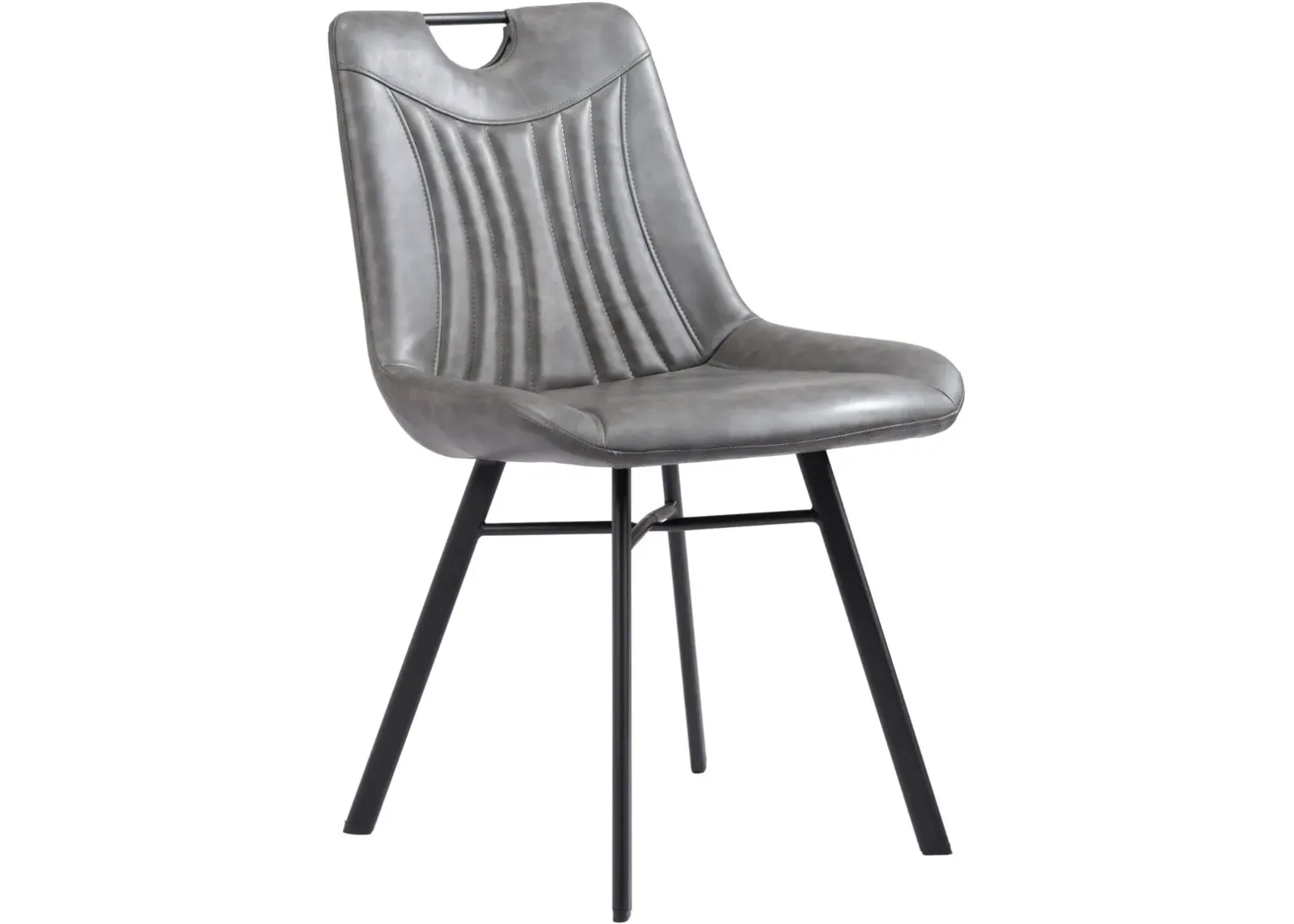 Tyler Gray Velvet Dining Chair, Set of 2