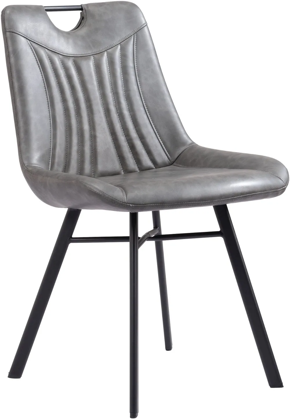 Tyler Gray Velvet Dining Chair, Set of 2