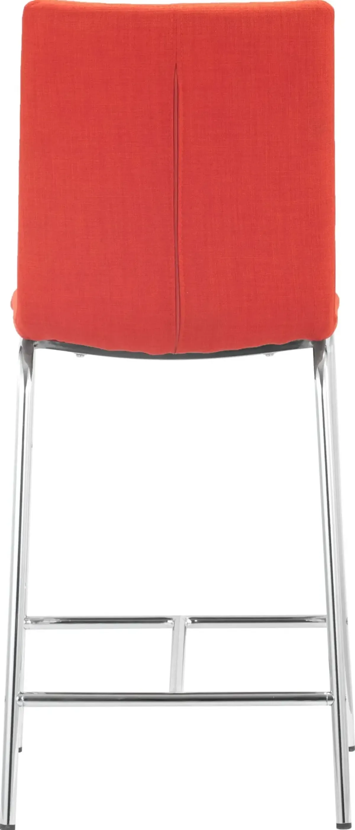 Uppsala Tangerine Counter Height Stool, Set of 2