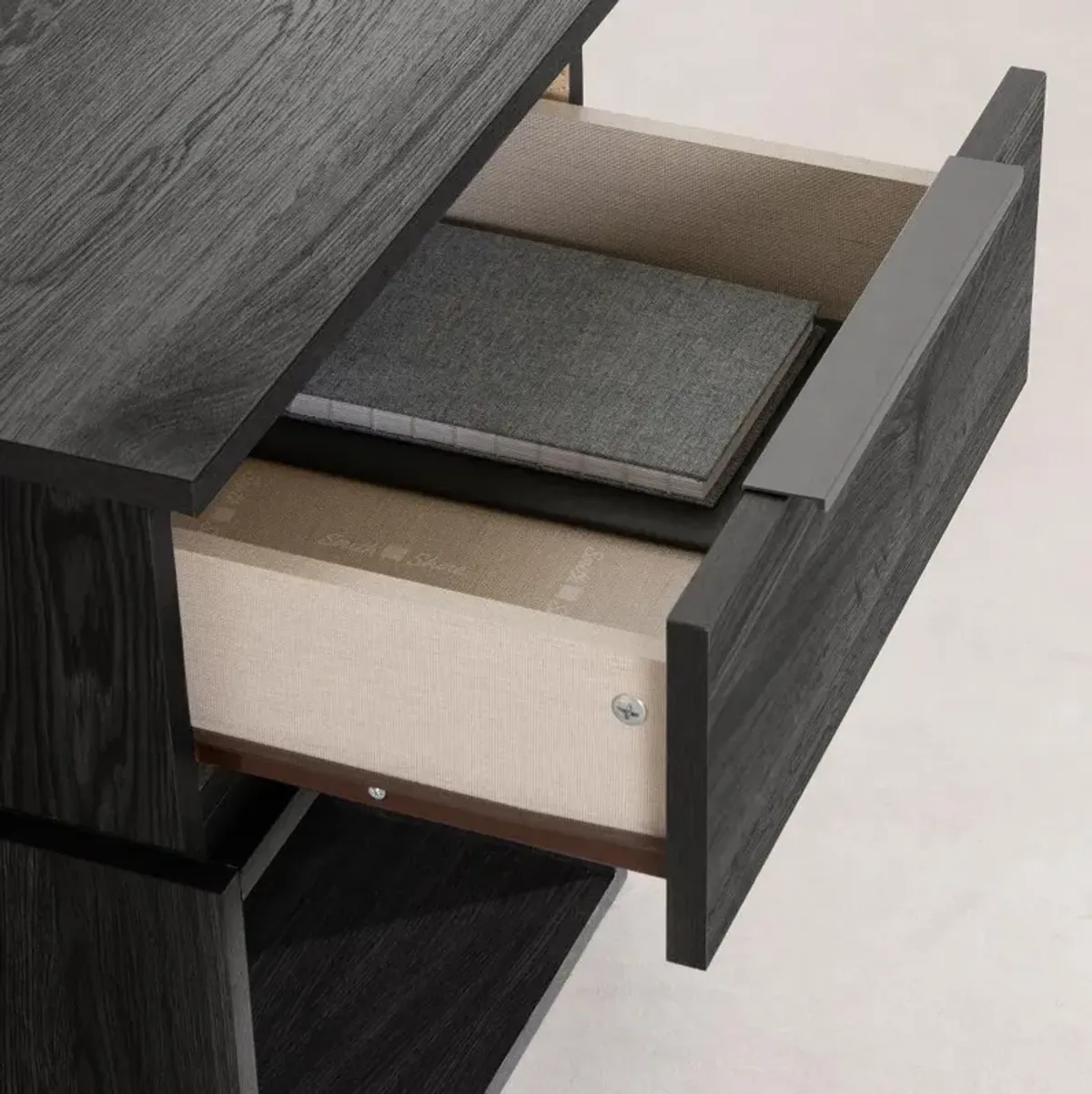 Hourra Gray Oak Nightstand - South Shore