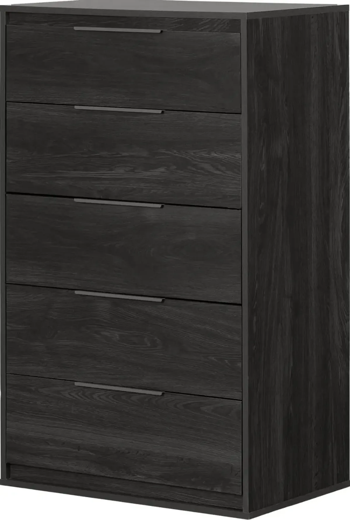 Hourra Gray Oak 5-Drawer Chest of Drawers - South Shore