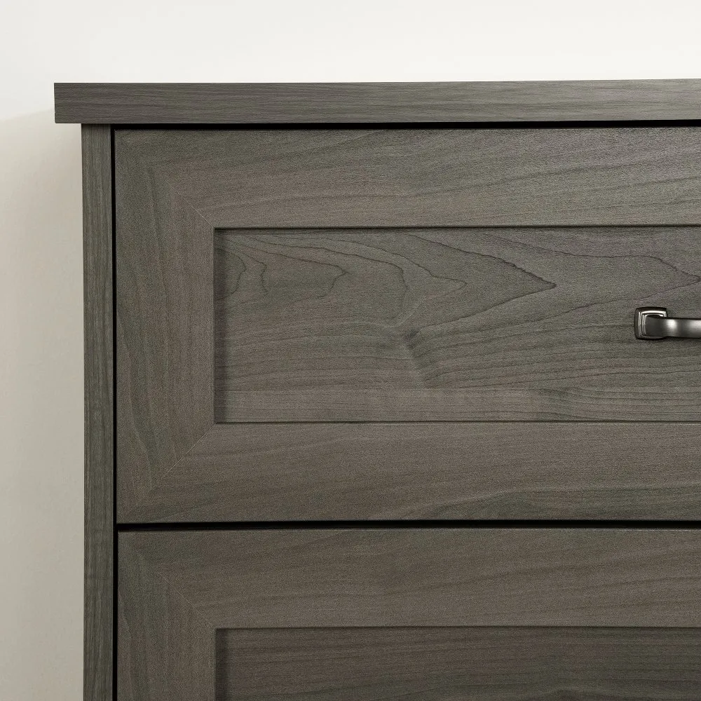 Prairie Gray 3-Drawer Nightstand - South Shore