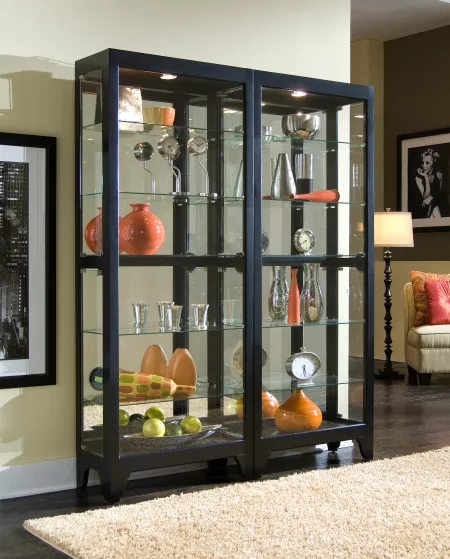 Onyx Black Display Cabinet
