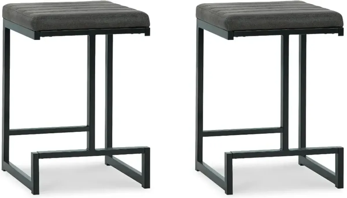 Strumley Gray Counter Height Stool