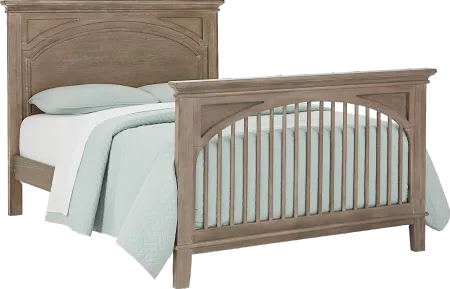Leland Light Brown Covertible Crib