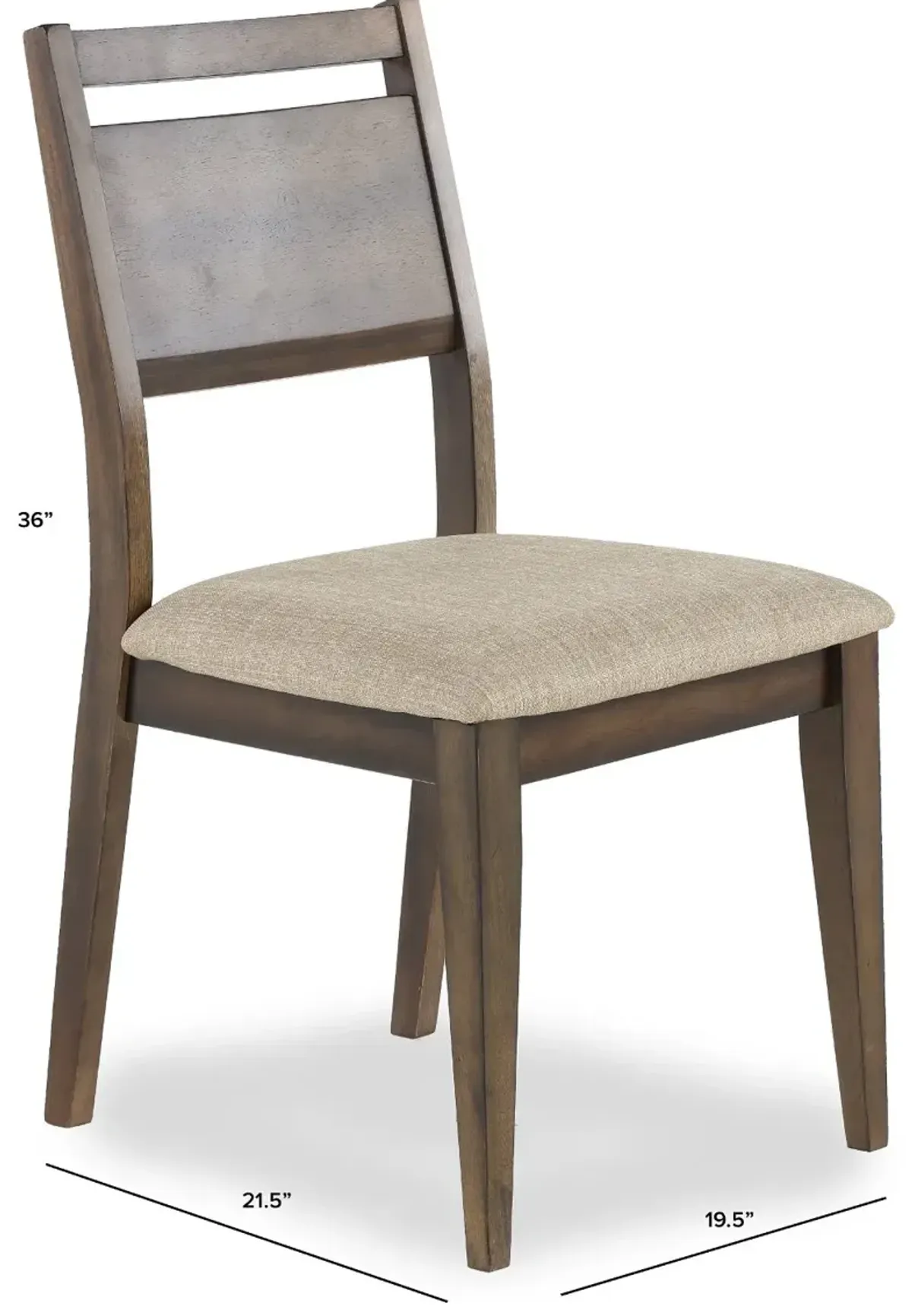 Zoey Brown Dining Chair