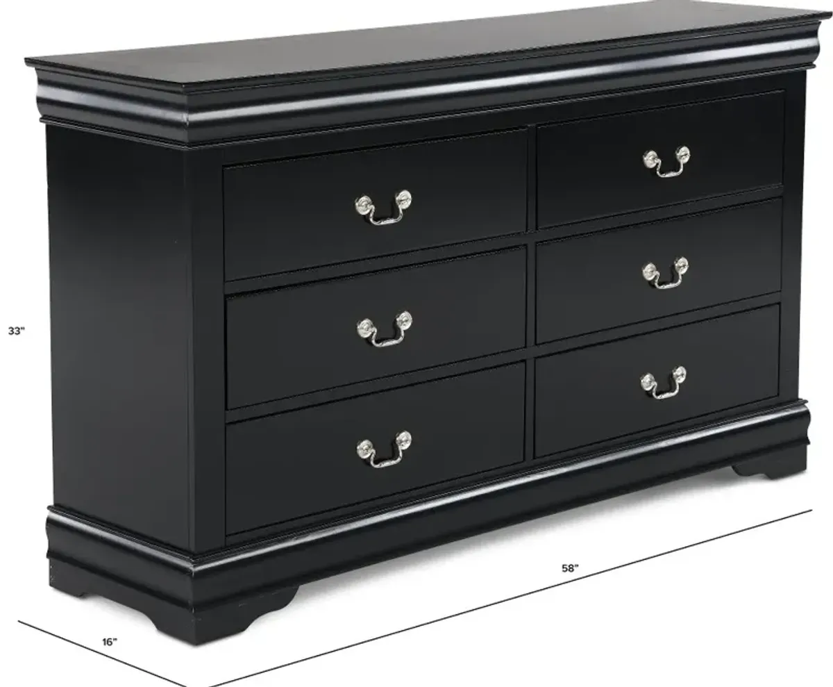 Louis Black Dresser