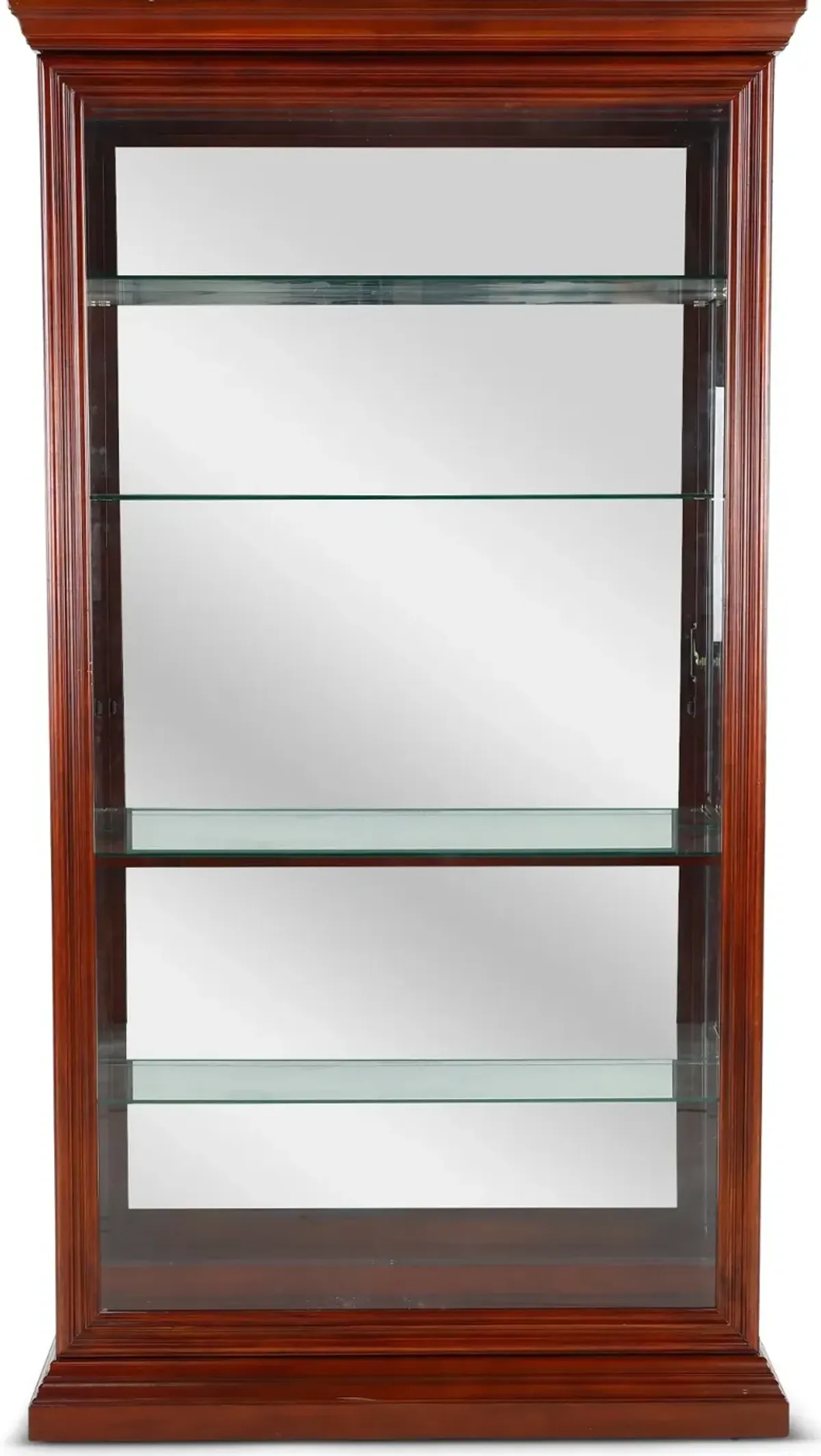 Eden Cherry Brown Curio Cabinet
