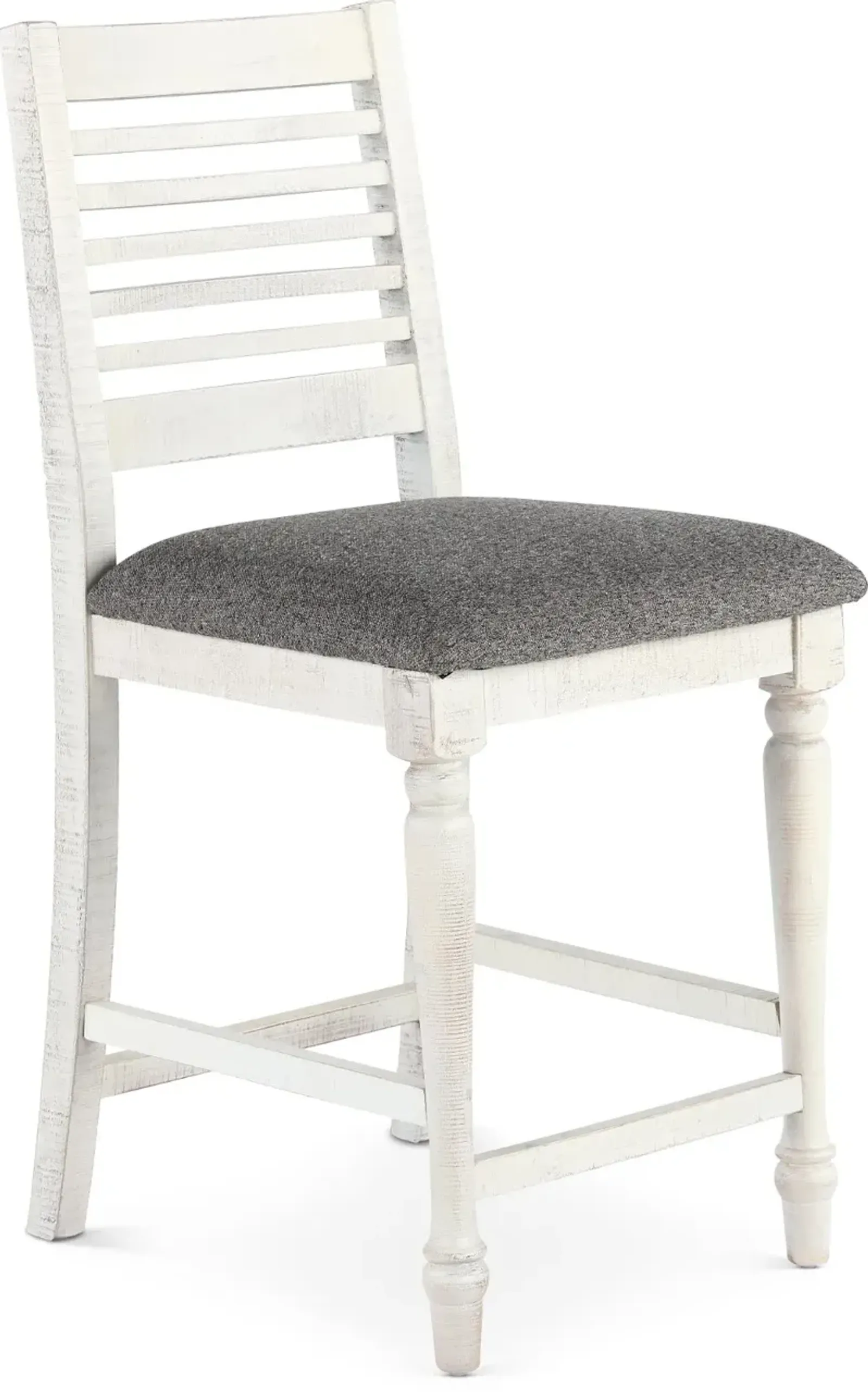 Clabria White Counter Height Stool