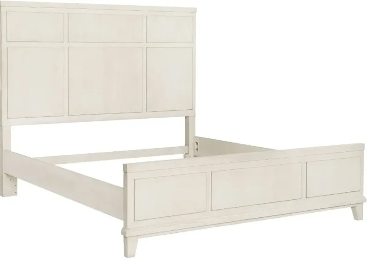 Madison White Queen Bed