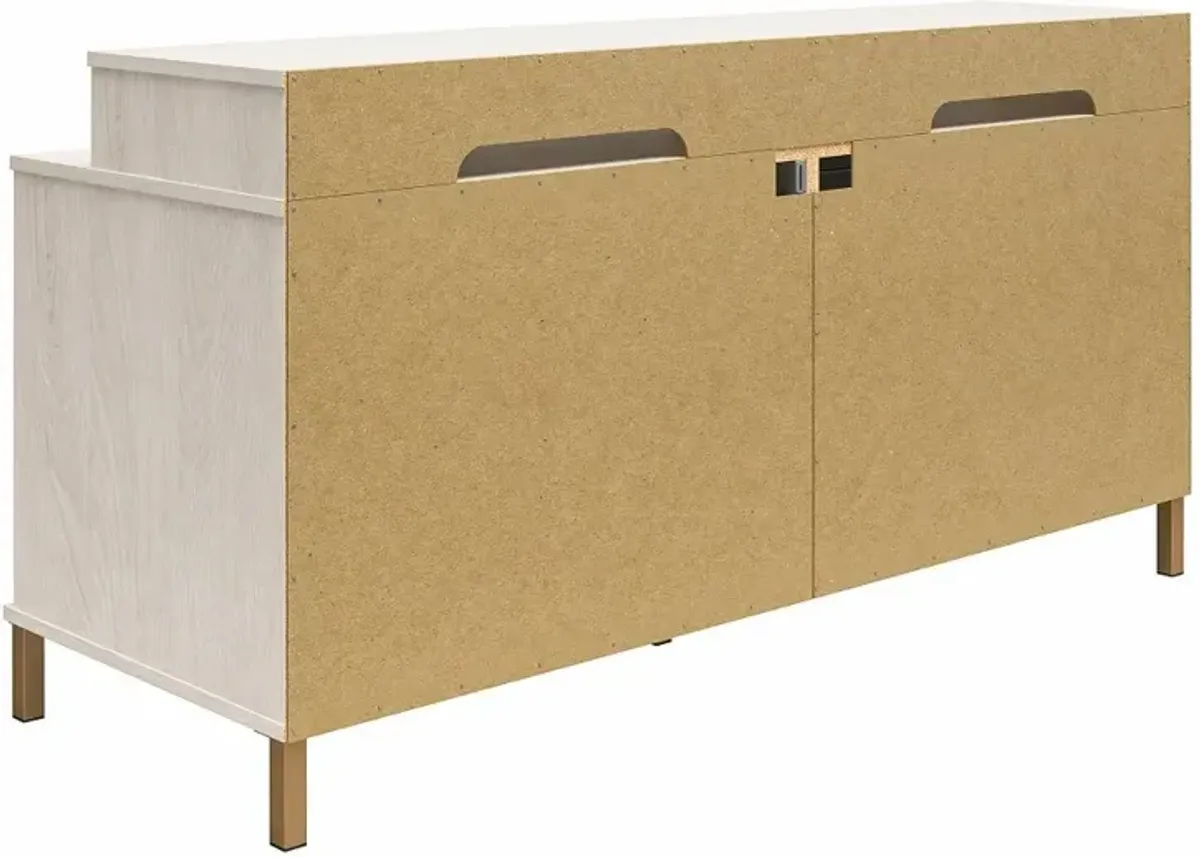 Kalissa White Oak Media Dresser