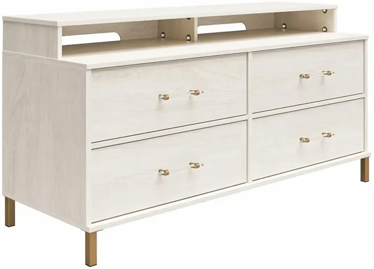 Kalissa White Oak Media Dresser