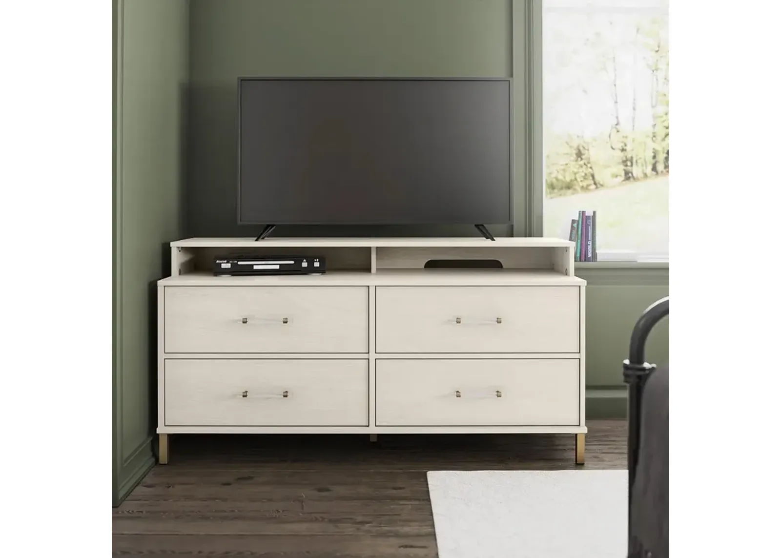 Kalissa White Oak Media Dresser