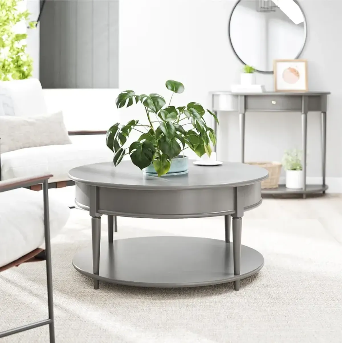 Aurora Gray Coffee Table