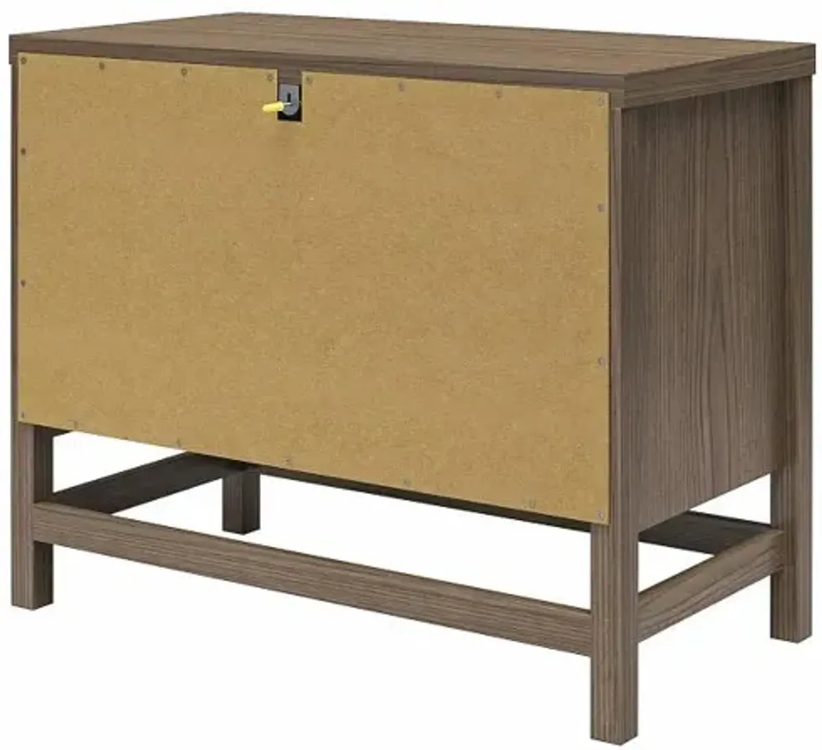 Lennon Brown 2-Drawer Nightstand