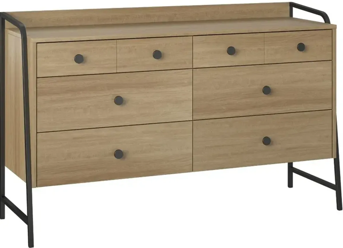 Bushwick Natural 6-Drawer Dresser