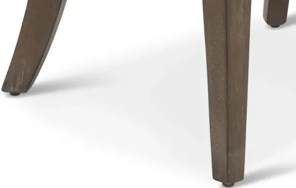 Cascade Espresso Brown and Gray Upholstered Dining Chair