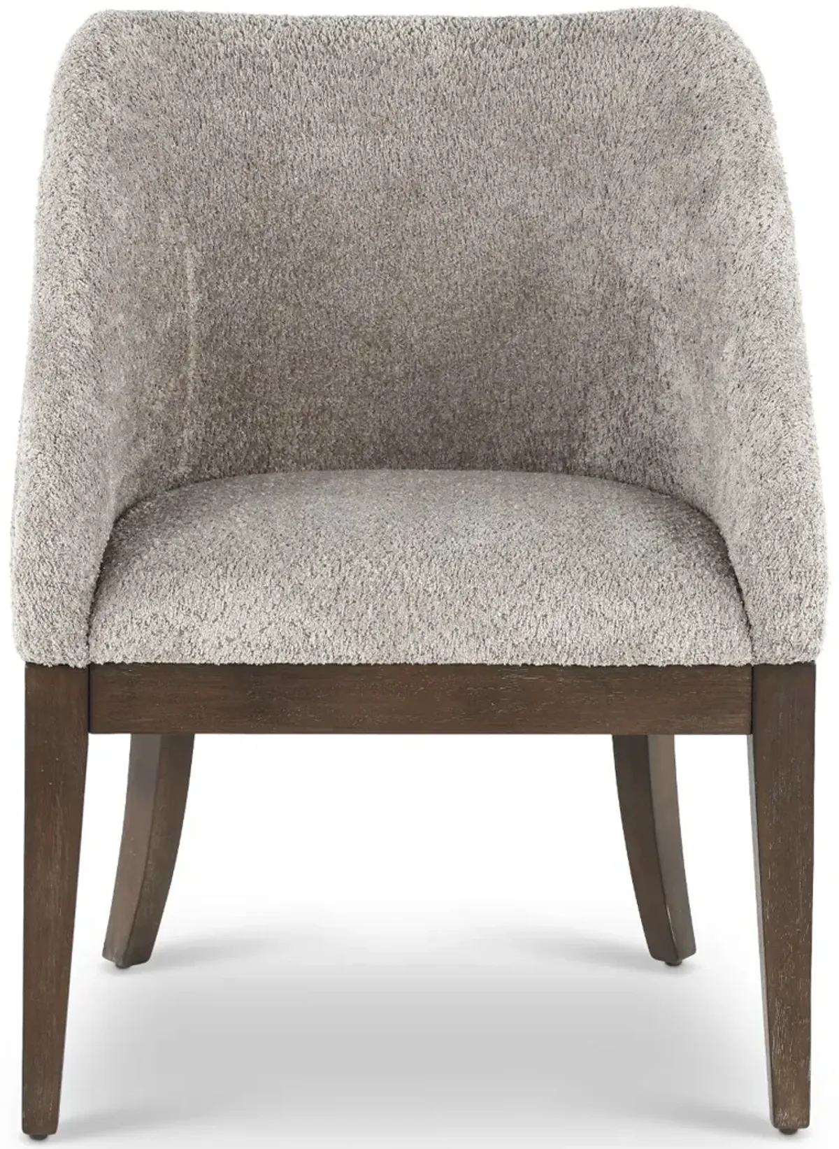 Cascade Espresso Brown and Gray Upholstered Dining Chair