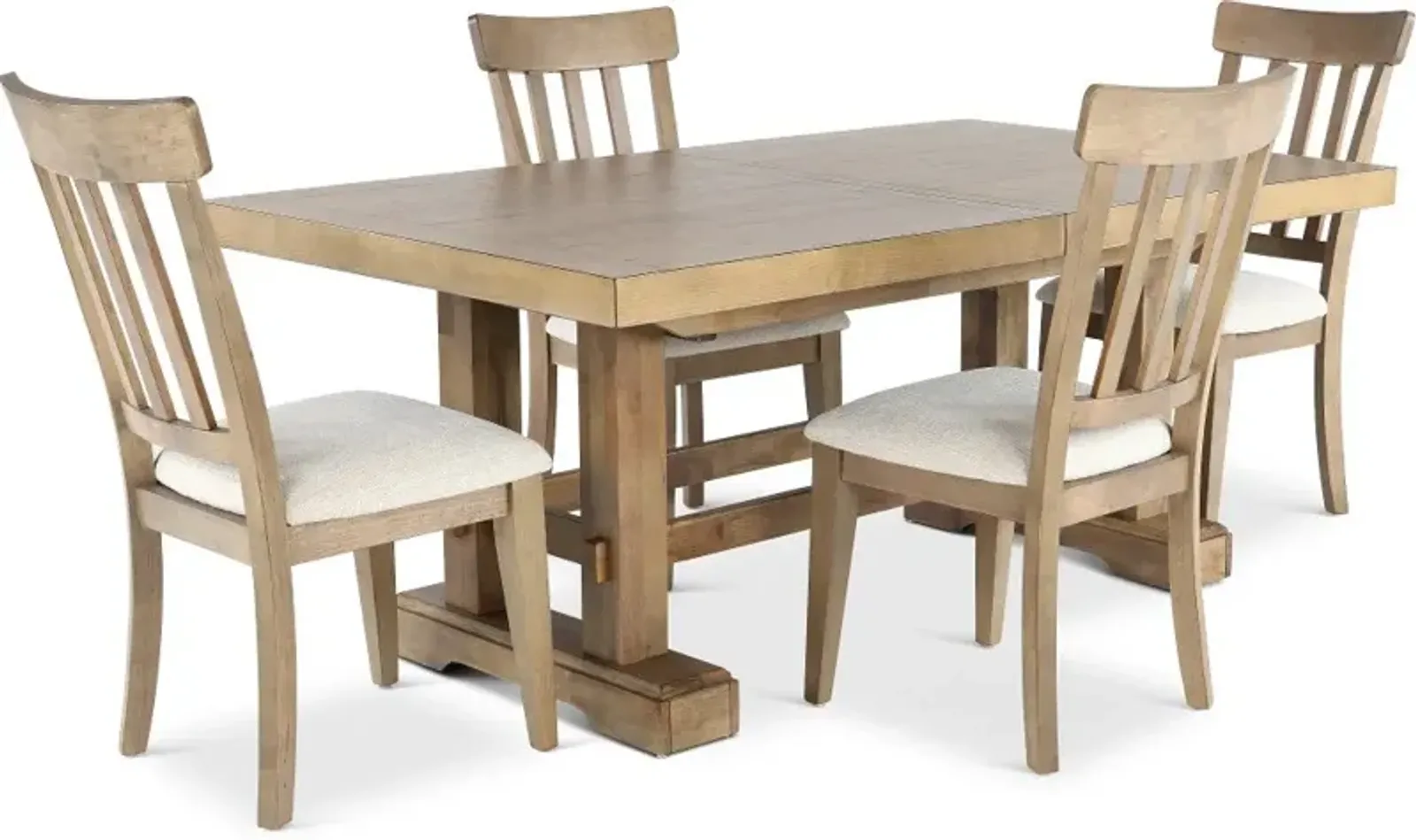 Napa Natural 5 Piece Dining Room Set