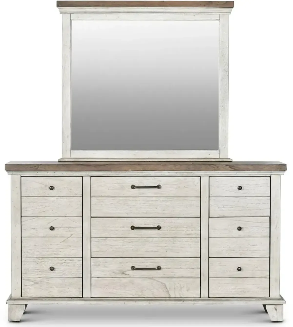 Bear Creek White Dresser