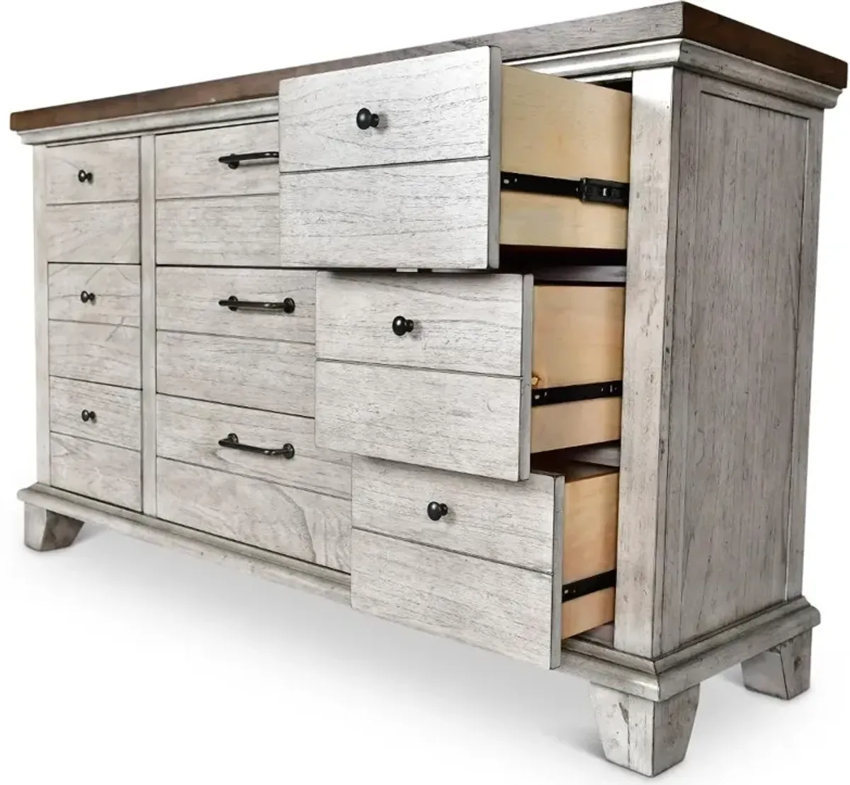 Bear Creek White Dresser