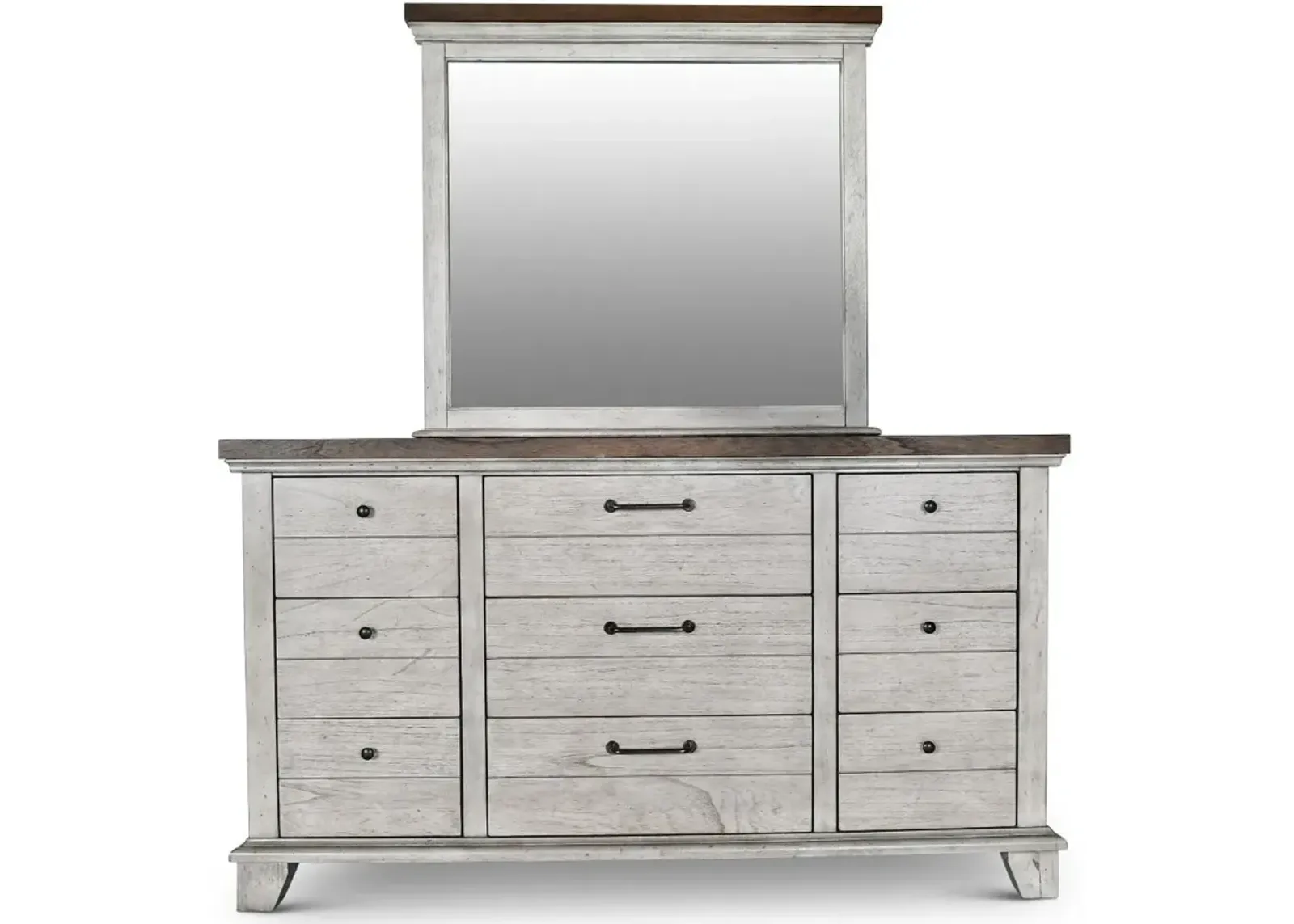 Bear Creek White Dresser