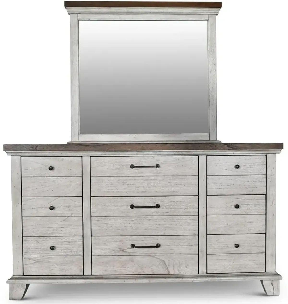 Bear Creek White Dresser